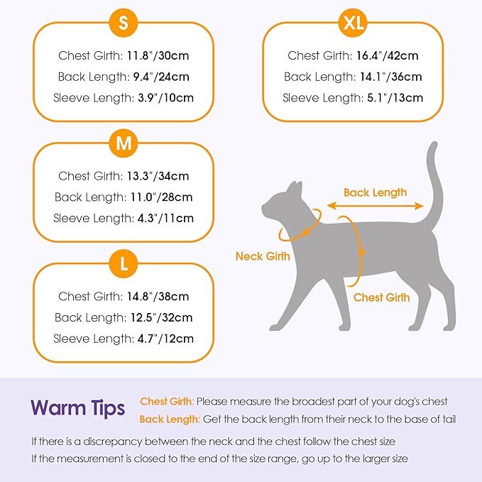SUNFURA Hair Sticky Cat Clothes, Cat Sweater for Cats Only, 4-Legged Fleece Sweaters Kitten Pajamas Reduce Shedding Fur, Warm Pullover Shirts for Cats, Green XL