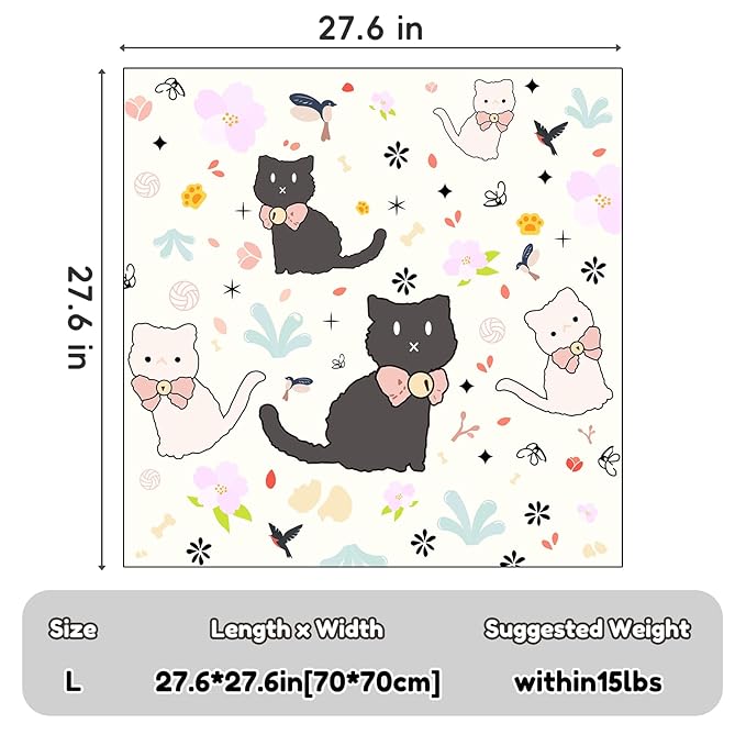 27.6"Cat Grooming Wrap (for nail trimming and veterinary care) - Large-Scale Anti-Escape Cat Containment Device- Multifunctional pet grooming essential, (C1 Suitable for 15 lbs)