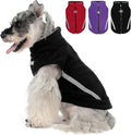 EXPAWLORER Dog Fleece Vest Jacket Sweater for Small Medium Large Dogs, Cold Weather Winter Coat Hoodie with Leash D-Ring and Zipper, Reflective Warm Sleeveless Puppy Clothes for S M L Boys Girls Cats