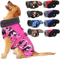 IECOii Extra Warm Dog Coat - Reflective Adjustable Jacket With Buckle Fleece Turtleneck for Cold Weather - Soft Winter Coat for Small Medium Extra Large Dogs