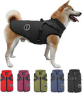 Dog Winter Coat,Warm Jacket Paded Fleece Dog Vest with Built in Harness, Windproof Reflective Cozy Adjustable Snow Pet Coat Clothes with Zipper for Small Medium Large Dogs