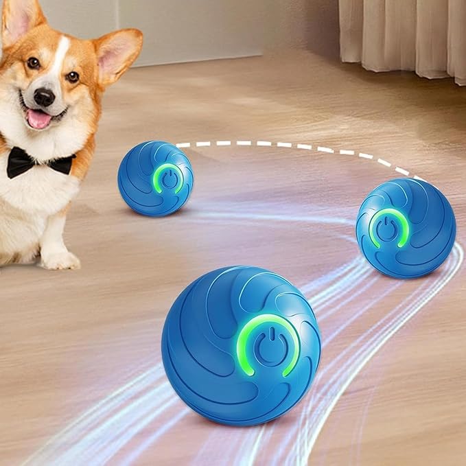 Smart Jumping Ball Toy for Cats, Dura-Spin Electric Cat Ball, Interactive Toys for Indoor Cats,cat Toys for Bored Indoor Adult cat - 1pack Orange