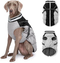 Dog Winter Coat with Harness, Dog Jacket, Pet Clothes with Zipper on Back, Waterproof Windproof Warm Vest, Reflective Cold Weather Coats, for Small Medium Large Dogs, Thick, Black, XL