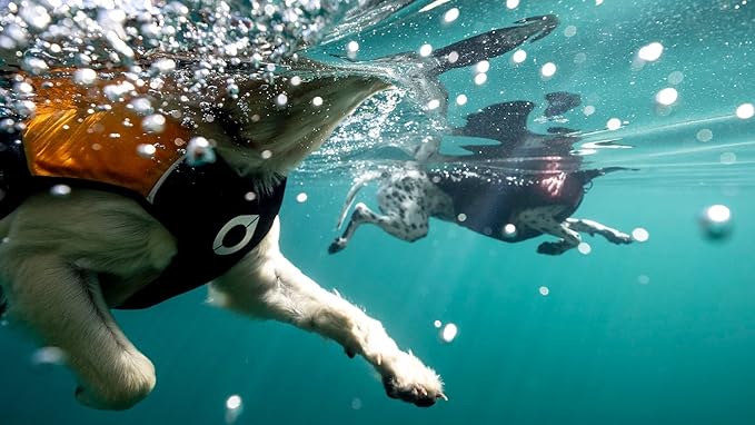 Stunt Puppy Float Doggy Life Jacket, Ergonomic Dog Life Vest for Swimming, Patented Design for Secure Fit, X-Small, Mango
