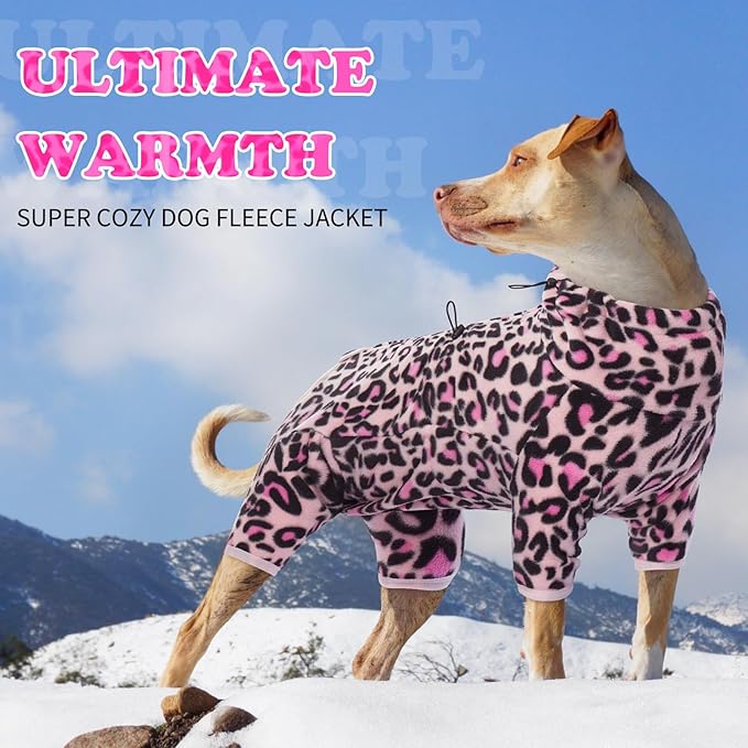 ROZKITCH Camo Winter Dog Coat, Pet Windproof Warm Cold Weather Jacket Vest with Luminous Zipper, Jumpsuit Apparel Outfit Clothes for Small Medium Large Dog L-Pink XL