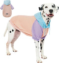 Tuff Pupper Dog Hoodie | Premium Quality 100% Organic Cotton | Ultra Soft Interior for Superior Comfort | Elastic Cuffs & Drawstring for Warmth | Stretch Fit Suitable for All Breeds (Pastel, L)