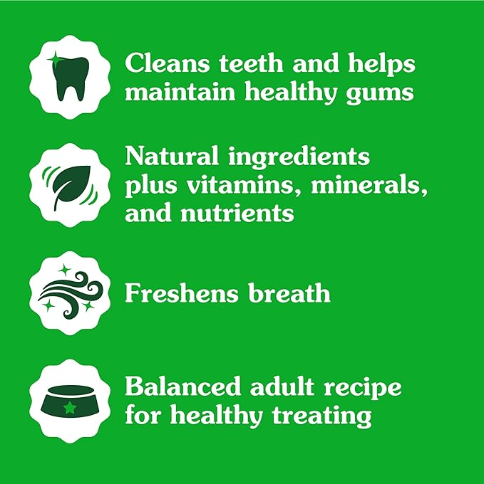Greenies Teenie Dental Dog Treats, Mint Fresh Flavor, 12 oz. Pack (43 Treats)