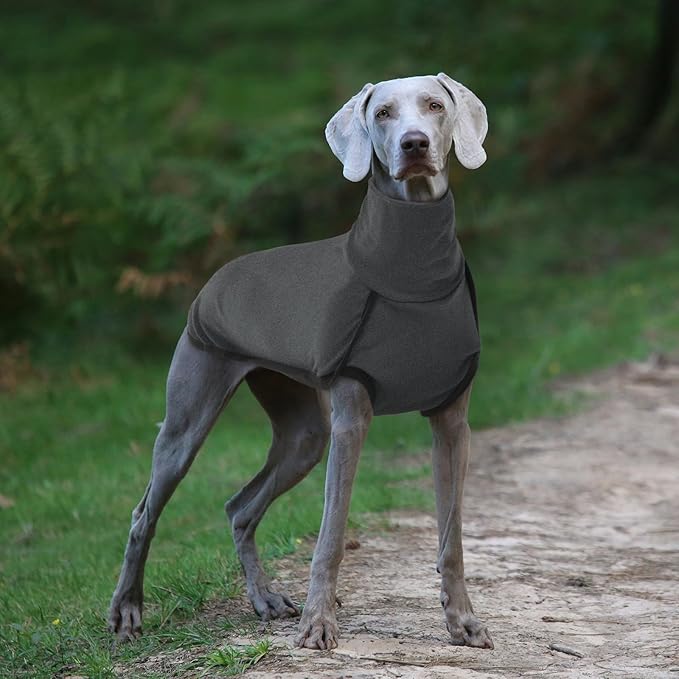 ROZKITCH Dog Winter Coat Soft Pullover Pajamas, Pet Windproof Warm Cold Weather Jacket Vest Cozy Jumpsuit Apparel Outfit Clothes for Walking Hiking Travel Sleep Black 3XL