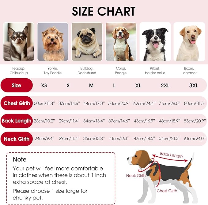 Queenmore Plaid Long Sleeve Knitted Dog Sweater with Check Pattern, Warm for Small Medium Dogs, Red