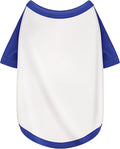Stylish White Color Block Dog Shirt: Premium Polycotton Blend, Comfortable, Breathable, and Wrinkle-Resistant. Perfect Apparel for Small, Medium, & Large Dogs, a Must-Have for Pet Lovers 3XL