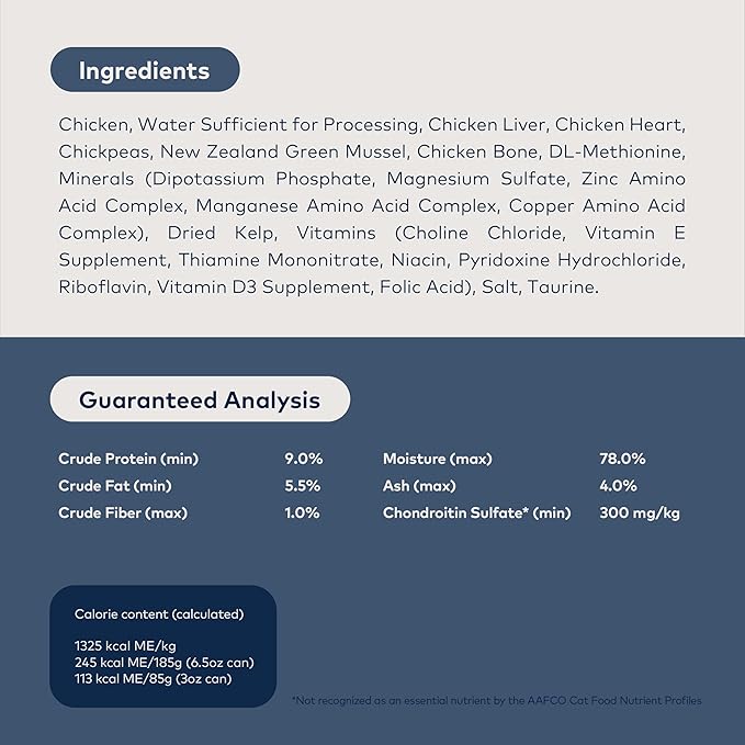 ZIWI Peak Wet Cat Food – All Natural, High Protein, Grain Free, Limited Ingredient, with Superfoods (Chicken, Case of 12, 6.5oz Cans)