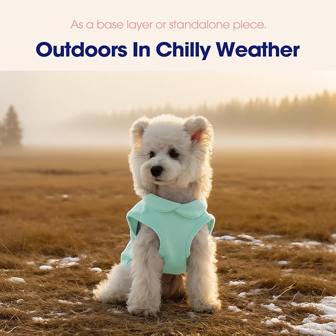 FUAMEY Dog Fleece Vest for Large Dogs,Warm Stretchy Dog Sweatshirts Pullover with Leash Hole Dogs Sweater Soft Pet Turtleneck Cozy Pet Vest Lightweight Sleeveless Blue XL