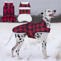 KYEESE Dog Coat Thick Dog Coats for Medium Dogs Soft Dogs Jacket with Pocket Waterproof Cat Clothes for Cold Weather Windproof Pet Sweater with Fleece Lined Warm Pet Winter Puffer Coat with Leash Hole