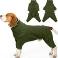 Dog Winter Coat,Full Body Pajamas Onesie Warm Dog Cold Weather Jacket,4-Legged Onesie Jumpsuit,High Collar Snowsuit Sweater for Walking, Hiking, Travel, Home Wear