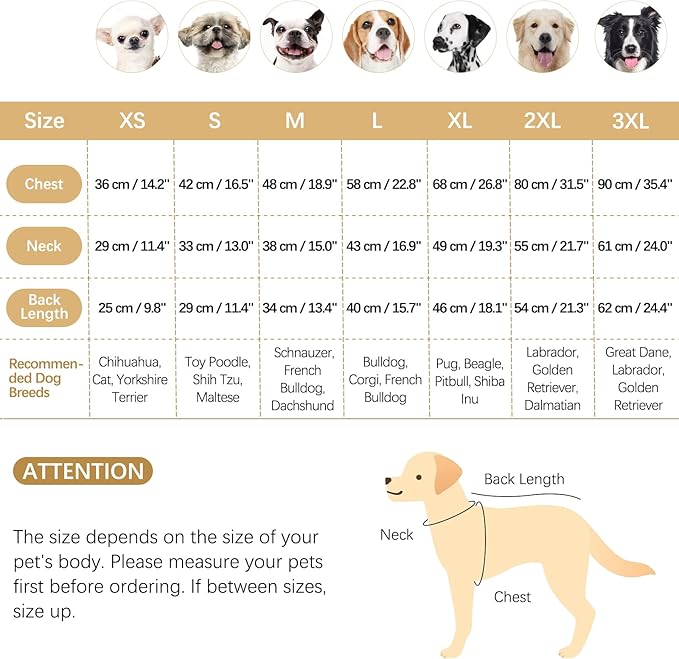 BRKURLEG Dog Sweater, Turtleneck Thick Dogs Sweatshirts Fleece Sweater, Dog Winter Coat for Small Medium Large Dogs, Pet Warm Sweaters with Zipper, Pullover Jacket with Sleeve (Light Coffee, XXXL)