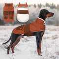 KYEESE Dog Coat Soft Dogs Jacket with Pocket Warm Pet Winter Puffer Coat with Leash Hole Windproof Pet Sweater with Thick Dog Coats for Medium Dogs Waterproof Pets Clothes for Cold Weather