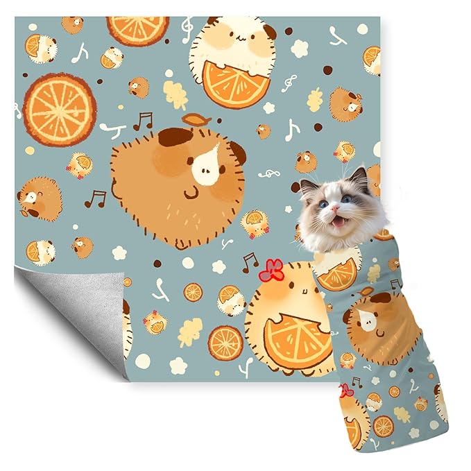 27.6"Cat Grooming Wrap (for nail trimming and veterinary care) - Large-Scale Anti-Escape Cat Containment Device- Multifunctional pet grooming essential, (C2 Suitable for 15 lbs)