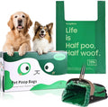 60 Count Extra Large Dog Poop Bags for A&H Swivel Bin Pooper Scooper, Pet Waste Bags with Handle for Dog Poop Cat Litter, Heavy Duty Leakproof Unscented