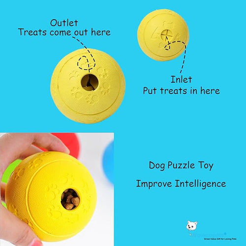5 Different Functions Interactive Dog Toys for Puppies, Puppy Puzzle Toys for Small Dogs, Dog Balls for Small Dogs, Treat Dispensing Dog Toys, Squeaky Ball, Small Breed
