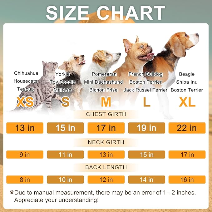 BEAUTYZOO Small Dog Sweater Fleece Vest Winter Jacket, D-Ring Leash Attachment for XS S Puppy Medium Sized Breeds Dogs, Cold Weather Dog Clothes Windproof Keep Warm, Bones Paw Pattern S