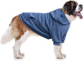 Extra Large Dog Clothes Hoodies Zip Up Sweaters for Big Dogs Alaskan Caucasian Sheepdog Blue 7XL
