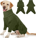 Dog Winter Coat,Full Body Pajamas Onesie Warm Dog Cold Weather Jacket,4-Legged Onesie Jumpsuit,High Collar Snowsuit Sweater for Walking, Hiking, Travel, Home Wear