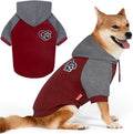 KYEESE Dog Hoodie Stretchy Cat Sweater Comfort Pet Sweatshirt with Drawstring Dogs Winter Coat for Cold Weather Warm Pet Clothes Soft Dog Clothes for Small Dogs Cat Coat with Leash Hole