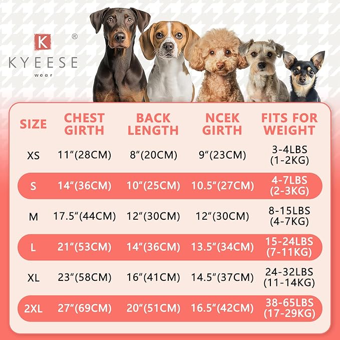 KYEESE Dog Sweater Color Block with Fuzzy Thread Knitted Turtleneck Dog Knitwear with dots in a Variety of Colors for Small Dogs Fall Winter Dogs Clothes, Navyblue, M