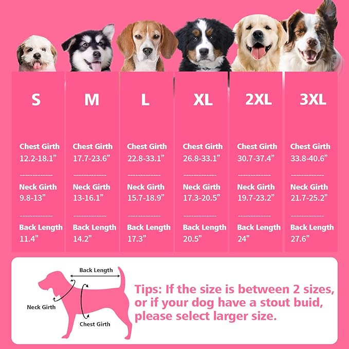 Fragralley Dog Coat Small, Waterproof Dog Jacket with Warm Fleece Lining, Adjustable Reflective Dogs Winter Coat, Turtleneck Pet Coats for Cold Weather (Pink S)