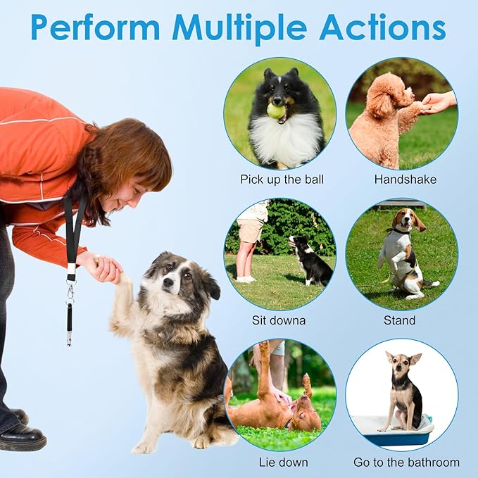 3 Pack Silent Dog Whistle to Stop Barking Neighbors Dog, Ultra-Wide Frequency Ultrasonic Training Whistle for Dogs, Adjustable Professional Recall Dog Training Whistles (Black & White)