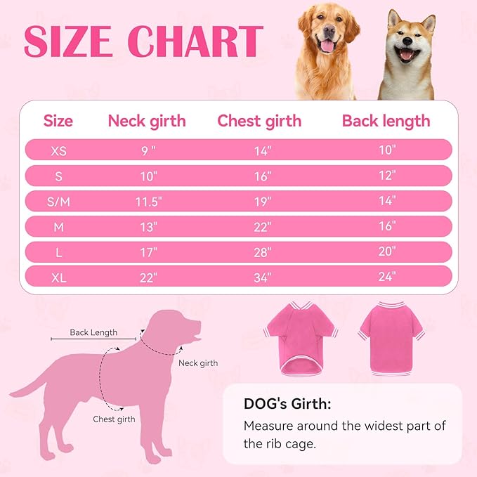 Dog Sweaters for Large Dogs, Brushed Fleece Dog Sweater Baseball Jacket Large Pet Sweater Clothes Soft Warm Boy Girl Pet(Pink-XL)