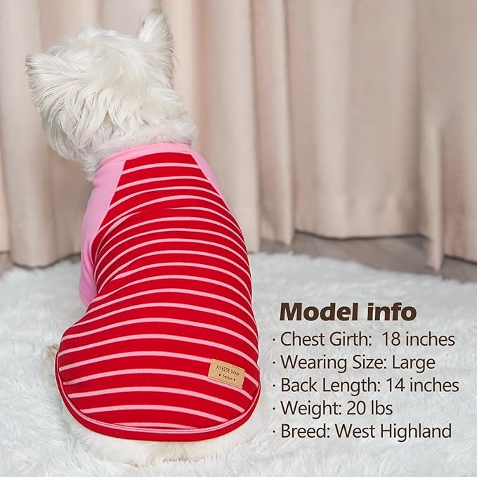 KYEESE 2Pack Dog Sweater Pullover Dog Sweaters for Small Dogs Girl Lightweight Dogs Sweatshirt Comfy Pet Fleece Sweater Stretchy Cat Clothes Soft Pet Coat Cat Sweaters with Sleeves for Cold Weather