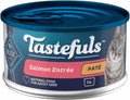 Blue Buffalo Tastefuls Wet Cat Food Paté, Made with Natural Ingredients | Salmon Entrée, 3-oz. Cans (24 Count)