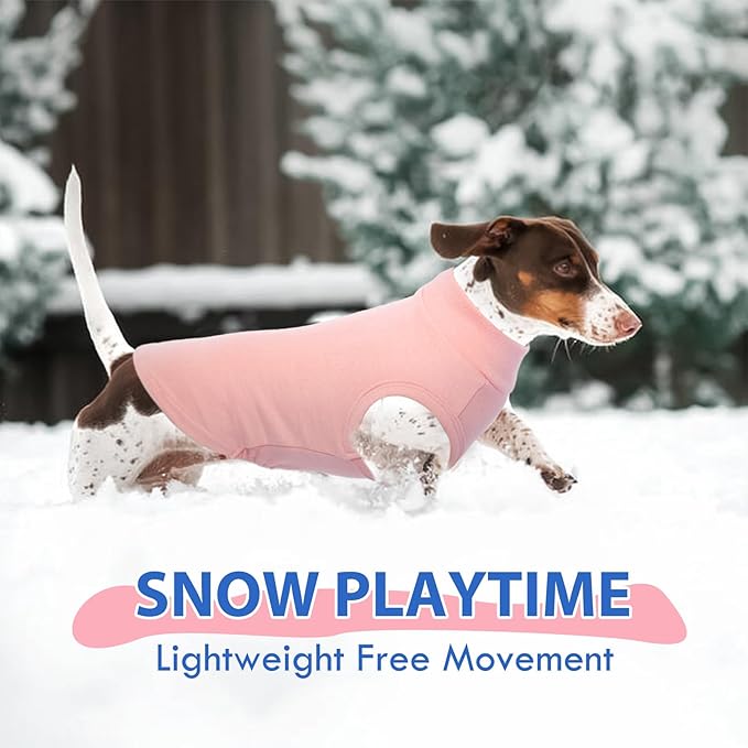 Dog Fleece Vest - Pink, S - Warm and Stretchable Sweatshirt | Sleeveless Lightweight Sweater, Pullover Design for Small Dogs, Chihuahua Clothes, Papillon, Pomeranian