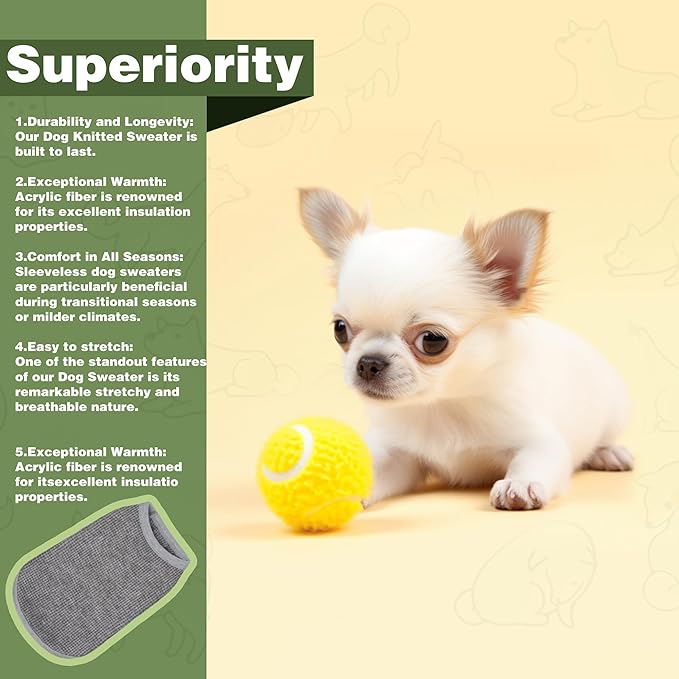 Cozy and Functional Dog Shirts for Small Puppies: Stretchable Beige Attire with Easy-On Design, Ideal for Chihuahuas and Yorkies - Enhance Comfort and Playfulness on Chill Days X-Large