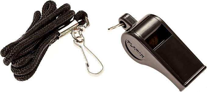 BLARIX Guard Pea Whistle and Lanyard