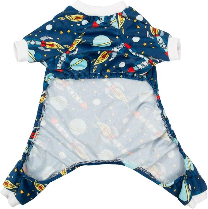 CuteBone Small Dogs Outfit Soft Puppy Onesies Pjs Dog Pajamas Pet Coat Cat Apparel Comfy Doggie Jumpsuit Bodysuit for All Seasons P16XS