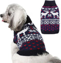 SCENEREAL Dog Sweater for Small Sized Dog Girls Boys - Turtleneck Pullover Winter Puppy Clothes Christmas Outfits, Pet Sweatshirt Apparel Knitwear for Dachshund, Yorkie, Chihuahua S