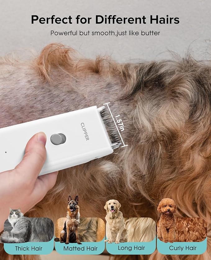Replaceable Pet Dog Grooming Ceramic Blades, 3 Pack Detachable Pet Clipper Blade for Dogs & Cats