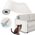 Cat Scratch Furniture Protector - 40" x 15.8" Trimmable Self-Adhesive Cat Claws Scratching Pads, Sisal DIY Climbing Couch Protector for Scratch Post Cats Tree Replacement Indoor (Cream White)