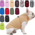 BEAUTYZOO Dog Fleece Vest Sweater Winter Jacket for Small and Medium Dogs with D-Ring Leash Cold Weather Coat Hoodie for XS S M Dogs Boy or Girls