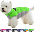 Warm Dog Jackets for Small Dogs, Waterproof Dog Coat with Harness Built in, Zipper Clousure, Fleece Lining for Cold Weather, Small Pet Winter Clothes for Shih Tzu, Yorkshire, Bichon - S