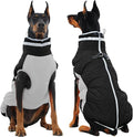 Dog Winter Jacket Cozy Reflective Waterproof Windproof Warm Pet Garment,Comfortable Cold Weather Fleece Apparel Outfits with Zipper Closure for Small Medium Large Dogs Puppy Walking,XXX-Large