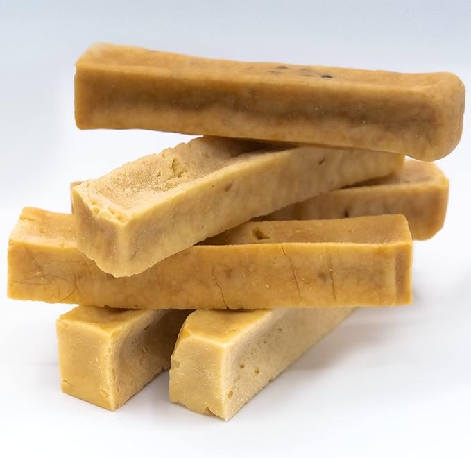 EcoKind Premium Gold Yak Cheese Himalayan Dog Chews, Dog Treats Large Breed, All Natural, High Protein Chew, Peanut Butter, Large - 12+ Chews (3 lbs)