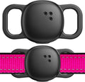 DDJ for Tile Life360 Sticker (2024) Tracker Cat Collar Case, 2-Pack Silicone Anti-Lost Protective Cover Tile Tracker Holder for Dog & Pet Collars, Ultra Durable, Easy Installation, Lightweight, Black