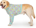 Dog Recovery Shirt for Front Legs, Dog Elbowpads Sleeve Protect Dogs Elbows Arms,Stop Licking Joints After Surgery, Help with Injury Healing Covers The Wound, Cone Alternatives (Blue, 2XL)