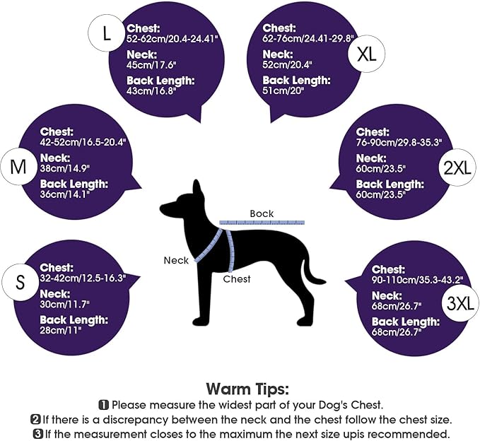 Dog Coat for Large Dogs,XL Dog Winter Jacket,Warm Turtleneck Dogs Coat with Reflective,Pet Vest Water-Resistant Doggy Snowsuit Snow Jacket,Winter Waterproof Windproof Pet Vest Coats,Purple,XL