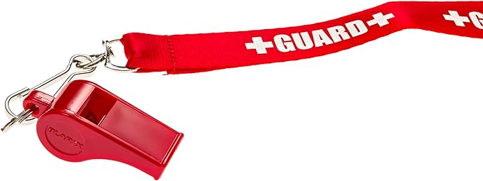 BLARIX Guard Pea Whistle and Lanyard