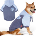 KYEESE Dog Hoodie Stretchy Pet Clothes Cat Coat with Leash Hole Warm Pet Sweatshirt with Drawstring Comfort Cat Sweater Dogs Winter Coat for Cold Weather Soft Dog Clothes for Small Dogs