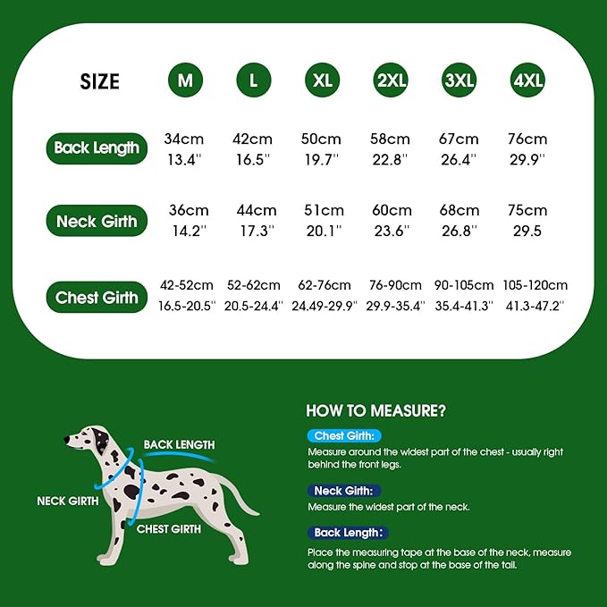 ASENKU Dog Coat, Dog Winter Jackets with Fleece Turtleneck, Windproof, Reflective Pet Snow Jacket for Cold Weather, Coats for Large Size Dogs Army Green, XXL